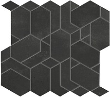 Фото Atlas Concorde мозаїка Boost Tarmac Mosaico Shapes Matt 31x33.5 (AN67)