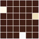 Фото Rako мозаїка CONCEPT PLUS WDM05009 коричнева 30x30 Куб 4.7x4.7