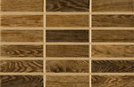 Фото Inter Cerama плитка настенная Madera темно-коричневая 23x35