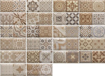 Фото Monopole Ceramica плитка для стін Antique Marron 10x20