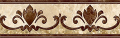 Фото Inter Cerama фриз Emperador коричневый 13.7x43