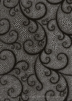 Фото БерезаКерамика декор Капри жемчуг черный 25x35