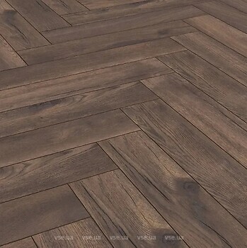 Фото Kronotex Herringbone Petterson Oak Dunkel (4766)