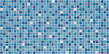Фото Регул листова панель 956x480x4 мм Мозаїка Кава синій (81кс)