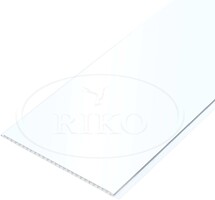Фото Riko листова панель 3000x250x7 мм Сніговий лак (RL 3086)