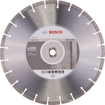 Фото Bosch алмазний відрізний сегментний 350x2.8x25.4/20 мм (2608602544)