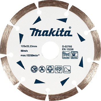 Фото Makita алмазний відрізний сегментний 180x2.2x22.23 мм (D-52772)