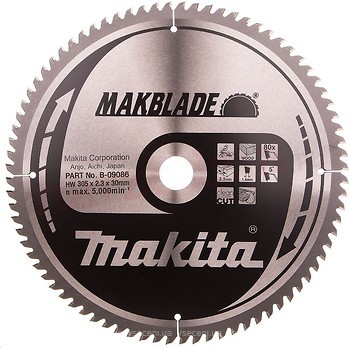 Фото Makita MAKBlade пильний 305x1.8x30 мм (B-09086)