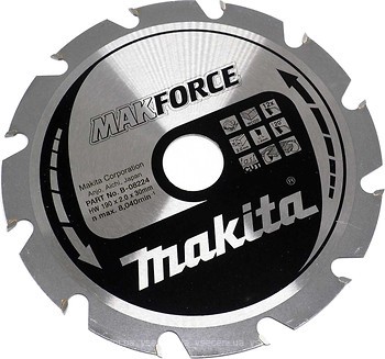 Фото Makita MAKBlade пильний 190x1.4x30 мм (B-08224)