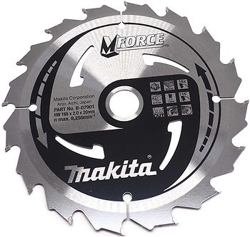 Фото Makita MAKBlade пильный 165x1.2x20 мм (B-07901)