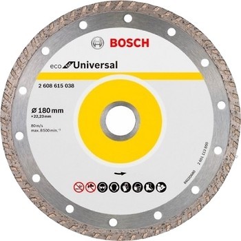 Фото Bosch алмазный отрезной турбо 180x2.6x22.2 мм (2608615038)