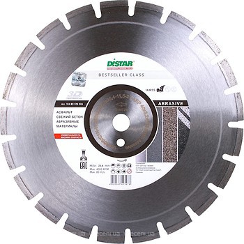 Фото Distar Bestseller Abrasive алмазний відрізний сегментний 500x3.8x25.4 мм (13085129031)