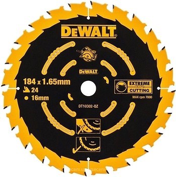 Фото DeWALT пильний 184x1.6x16 мм (DT10302)