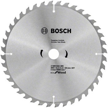 Фото Bosch Eco for wood пильний 305x2.2x30 мм (2608644385)