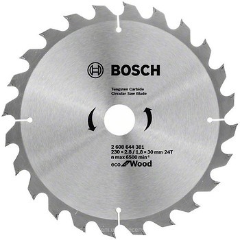 Фото Bosch Eco for wood пильний 230x1.8x30 мм (2608644381)
