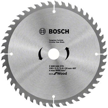 Фото Bosch Eco for wood пильний 190x1.4x20 мм (2608644378)