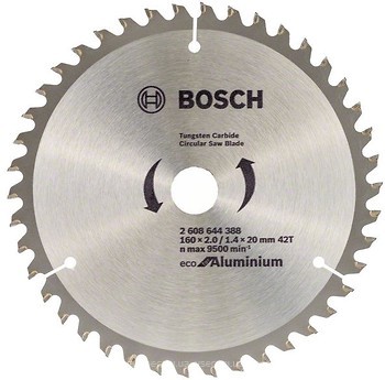 Фото Bosch Eco for Aluminium пильний 160x1.4x20 мм (2608644388)