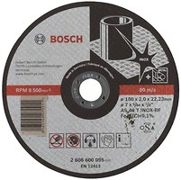 Фото Bosch Expert for Inox абразивний відрізний 180x2x22.23 мм (2608600095)