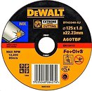 Фото DeWALT абразивный отрезной 125x1.0x22.23 мм (DT43340)