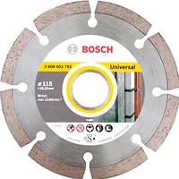 Фото Bosch Eco for Universal 10 шт алмазний відрізний сегментний 115x2.0x22.23 мм (2608615040)