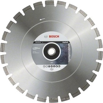 Фото Bosch Best for Asphalt алмазный отрезной сегментный 450x3.6x25.4 мм (2608603643)
