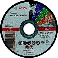 Фото Bosch Expert for Inox абразивный отрезной 115x2.0x22.23 мм (2608600093)