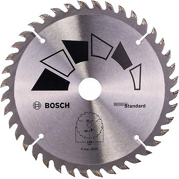 Фото Bosch Standard пильный 160x1.8x20/16 мм (2609256810)
