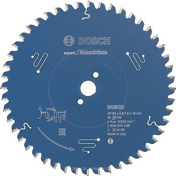 Фото Bosch Expert for Aluminium пильный 184x1.6x16 мм (2608644098)
