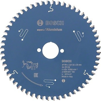 Фото Bosch Expert for Aluminium пильный 184x1.6x30 мм (2608644100)