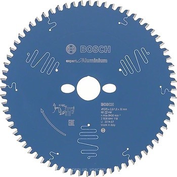 Фото Bosch Expert for Aluminium пильный 225x1.8x30 мм (2608644118)