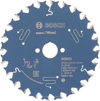 Фото Bosch Expert for Wood пильный 130x1.6x20 мм (2608644006)