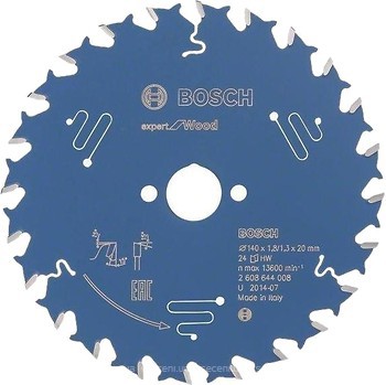 Фото Bosch Expert for Wood пильный 140x1.3x20 мм (2608644010)