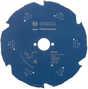 Фото Bosch Expert for Fiber Cement пильный 210x1.6x30 мм (2608644345)