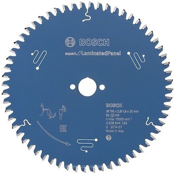 Фото Bosch Expert for Laminated Panel пильный 190x1.6x20 мм (2608644129)