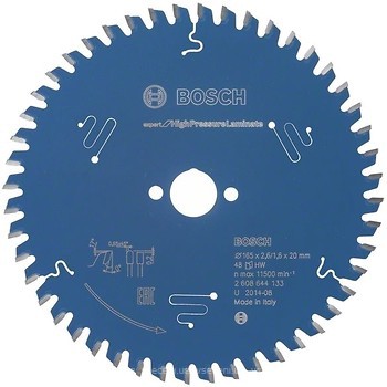 Фото Bosch Expert for High Pressure Laminate пильный 165x1.6x20 мм (2608644133)