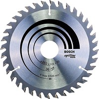 Фото Bosch Optiline Wood пильный 165x1.6x30 мм (2608640603)