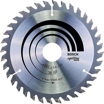 Фото Bosch Optiline Wood пильный 165x1.6x30 мм (2608640603)