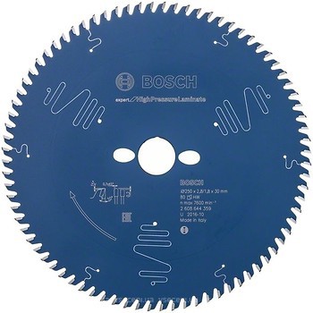 Фото Bosch Expert for High Pressure Laminate пильный 250x1.8x30 мм (2608644359)