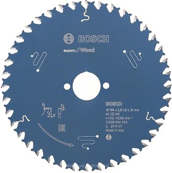 Фото Bosch Expert for Wood пильный 184x1.6x30 мм (2608644042)