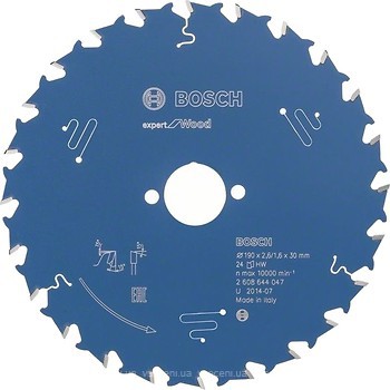 Фото Bosch Expert for Wood пильный 190x1.6x30 мм (2608644047)