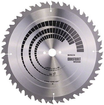 Фото Bosch Construct Wood пильный 400x2.2x30 мм (2608640703)
