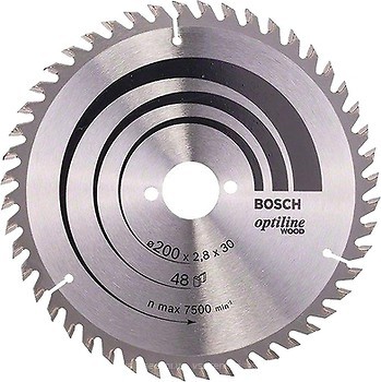 Фото Bosch Optiline Wood пильный 200x1.8x30 мм (2608640620)
