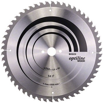 Фото Bosch Optiline Wood пильний 350x2.5x30 мм (2608640674)