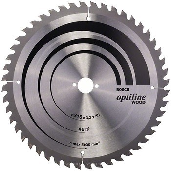 Фото Bosch Optiline Wood пильный 315x2.2x30 мм (2608640673)