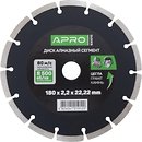 Фото APRO алмазний відрізний сегментний 180x2.2x22.2 мм (830010)