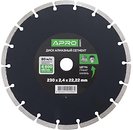 Фото APRO алмазний відрізний сегментний 230x2.4x22.2 мм (830011)