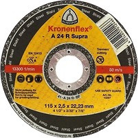 Фото Klingspor Kronenflex A 24 R Supra абразивный отрезной 115x2.5x22.23 мм (13297)