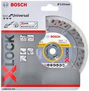 Фото Bosch X-Lock Best for Universal алмазный отрезной сегментный 115x2.4x22.23 мм (2608615160)