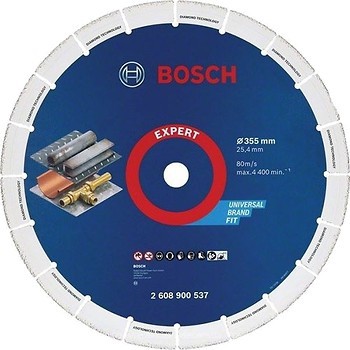Фото Bosch Standard for Metal алмазний відрізний сегментний 355x25.4 мм (2608900537)