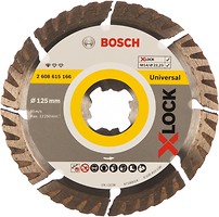 Фото Bosch X-LOCK Standard for Universal алмазний відрізний турбо-сегментний 125x2x22.23 мм (2608615166)